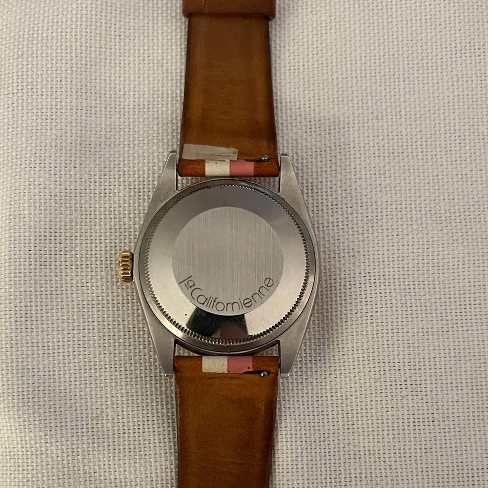 Rolex Datejust watch with La Californienne Daybreak strap - Picture 2 of 6